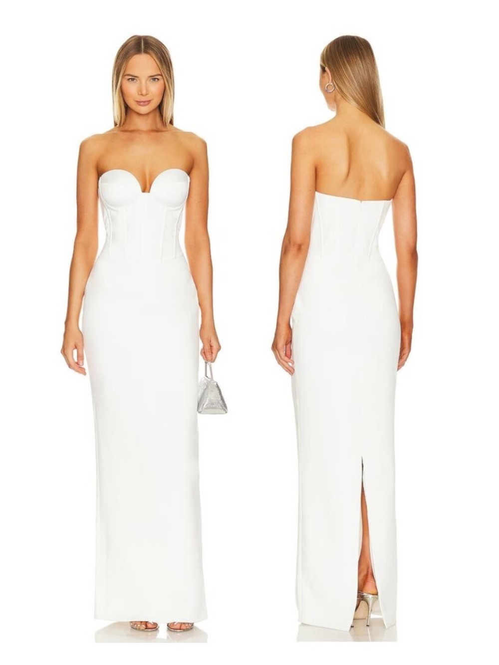 retrofete Luna Dress in White - Picture 2 of 11